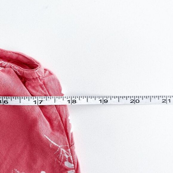 Volcom Womens Forget Yoself Mini Tank Dress Floral Print Coral Size Medium - Picture 5 of 6